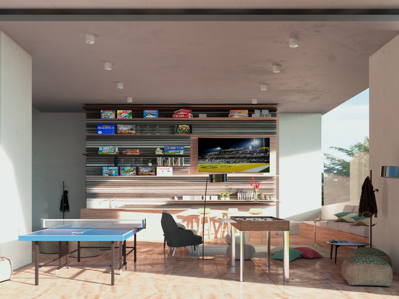 Amenidad en Bilú Torre West-Salón de jóvenes