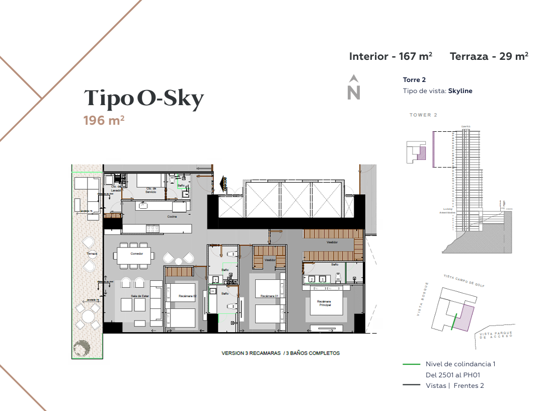 Departamento tipo O-Sky en Bilú Torre West
