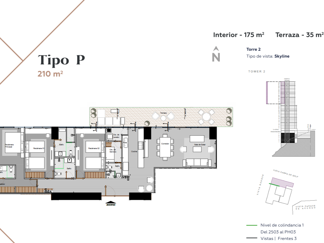 Departamento tipo P en Bilú Torre West