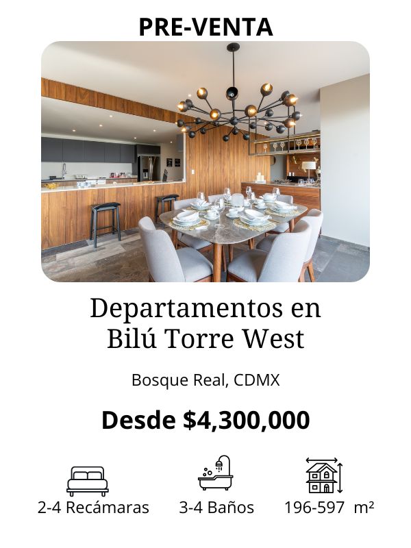 Preventa departamentos en Bilú torre West