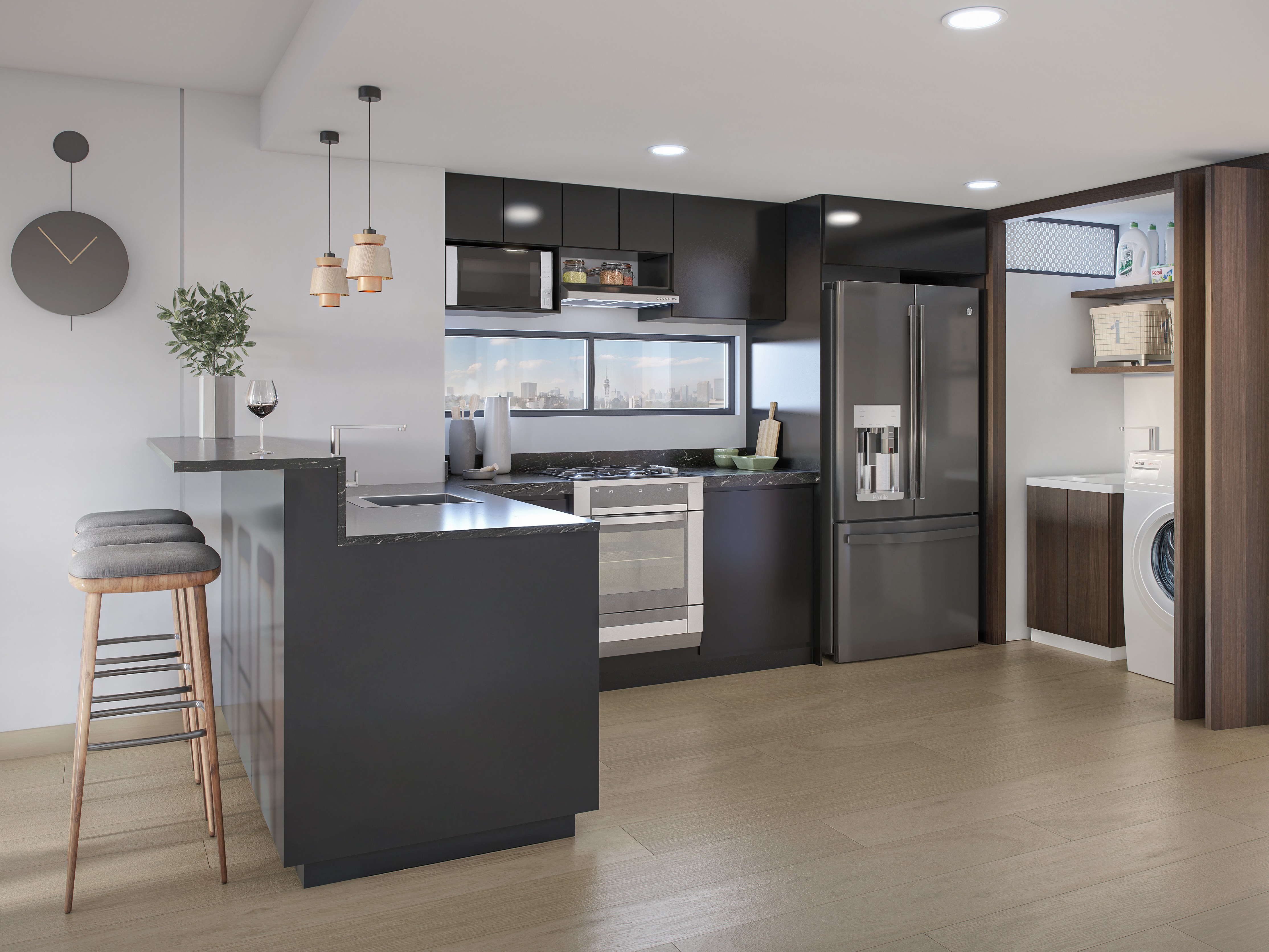 Departamento muestra More Escandon cocina