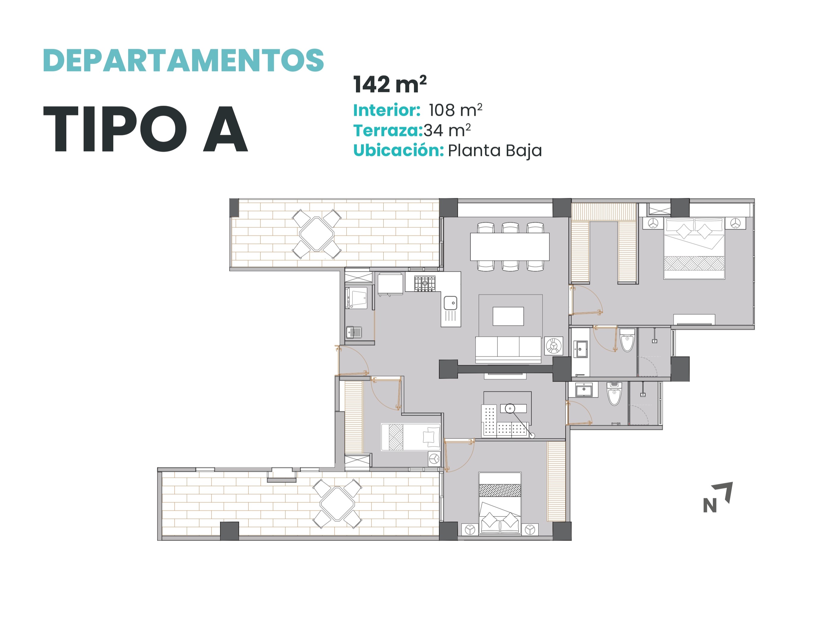 Departamento tipo A