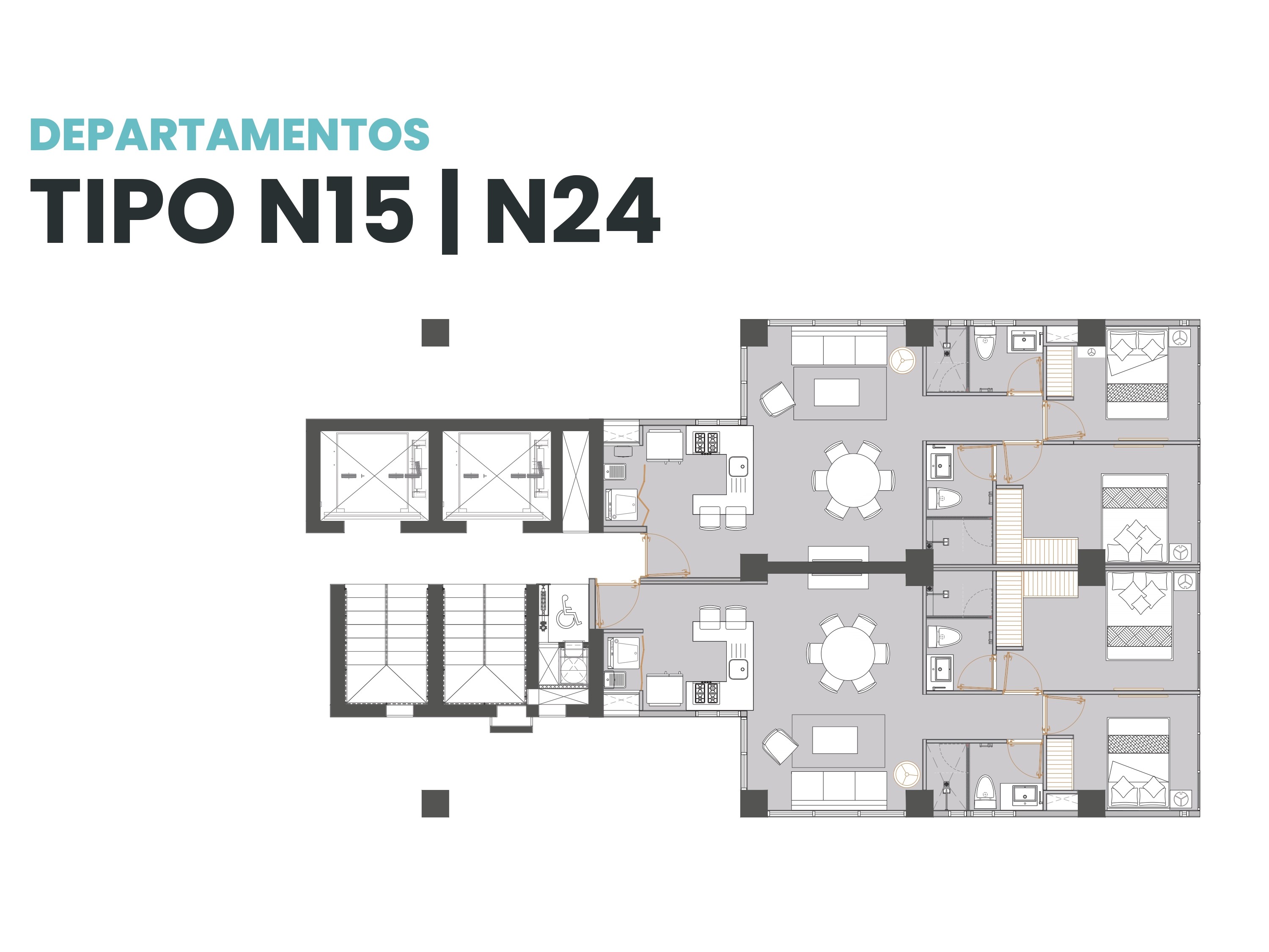 Departamento tipo N15 Y N24