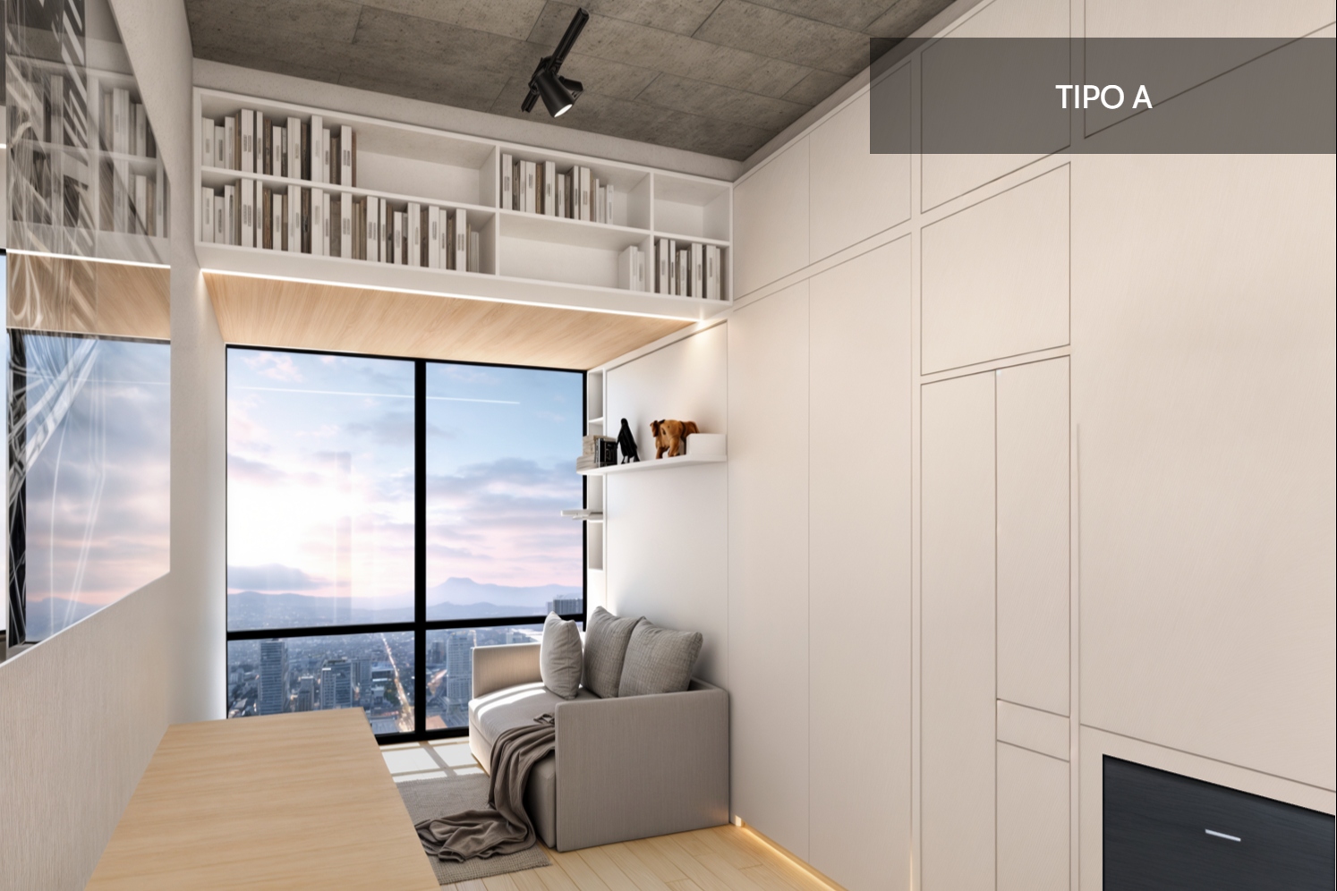 Loft tipo A en More Santa Fe