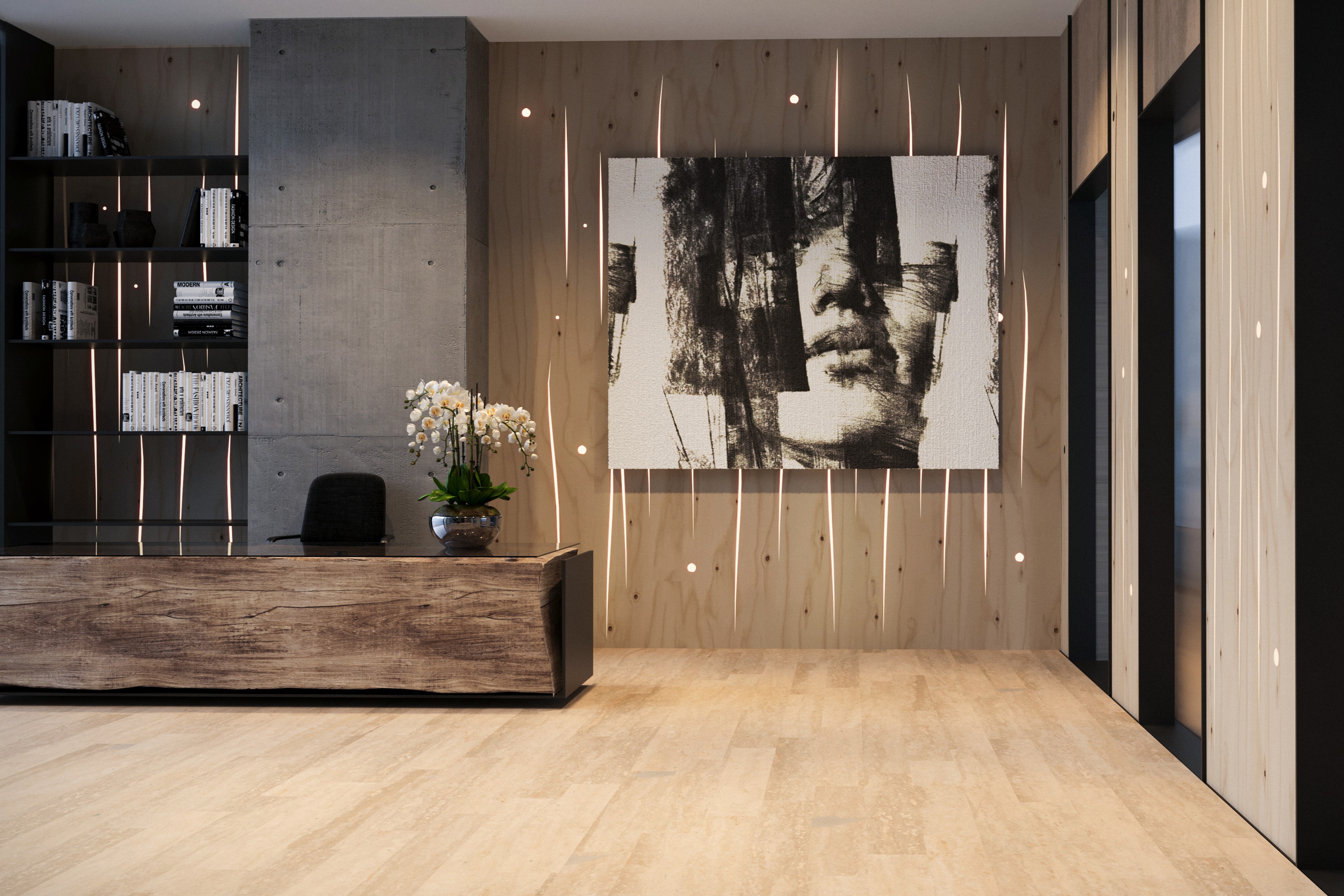 Lobby de Xenter Nuevo Polanco