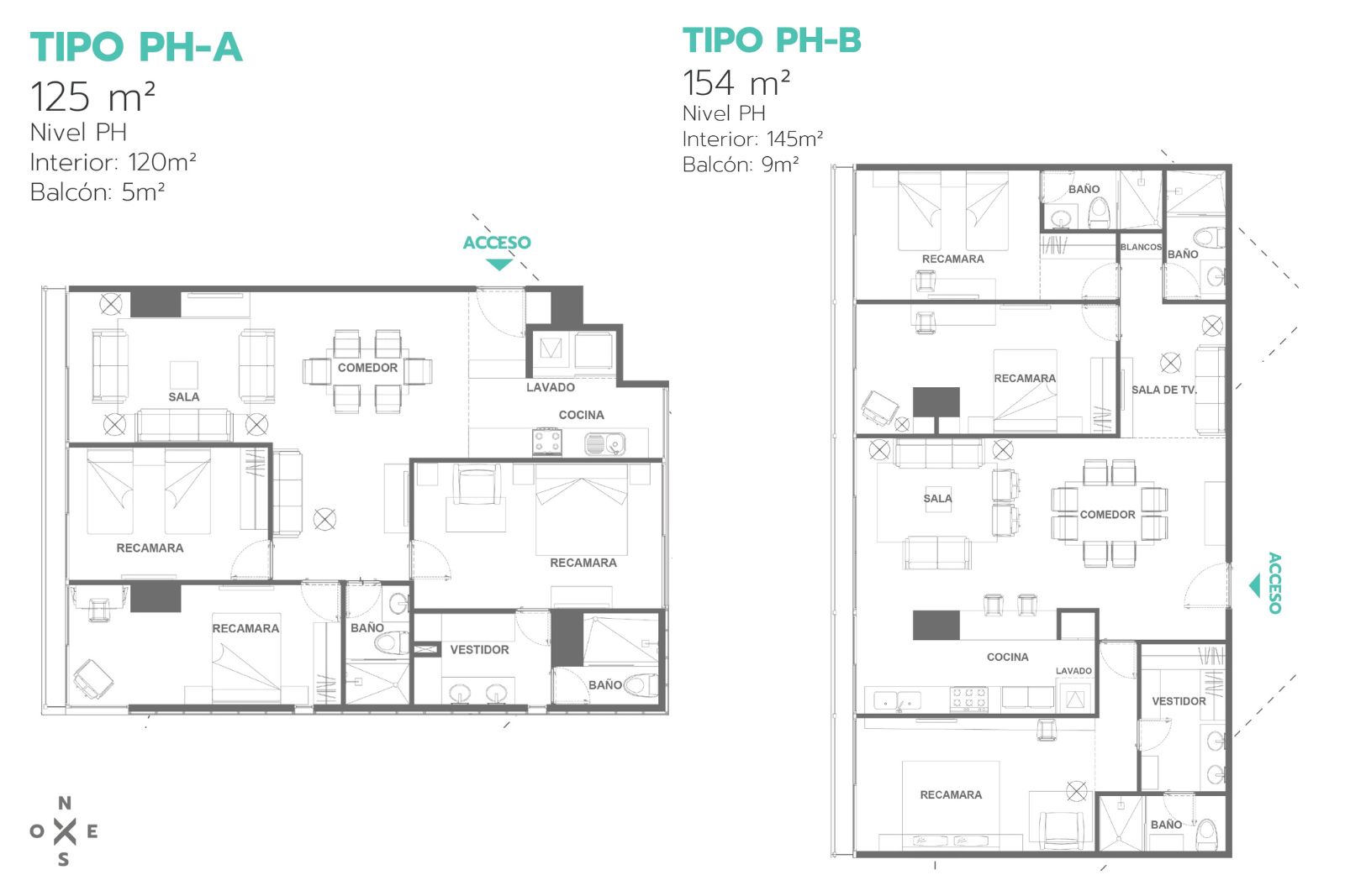 Pent House Tipo A y B en Xenter Nuevo Polanco