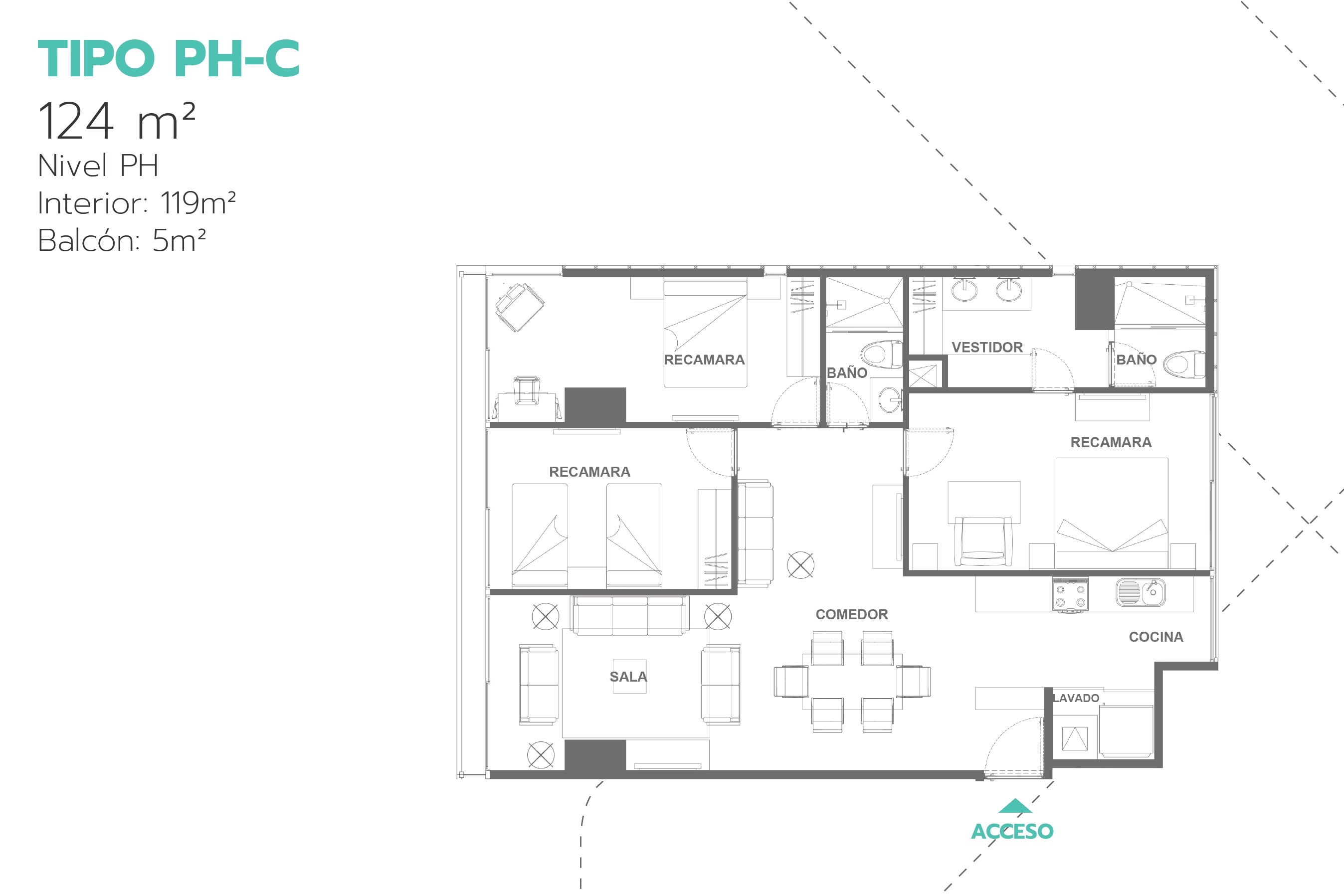 Pent House Tipo c en Xenter Nuevo Polanco